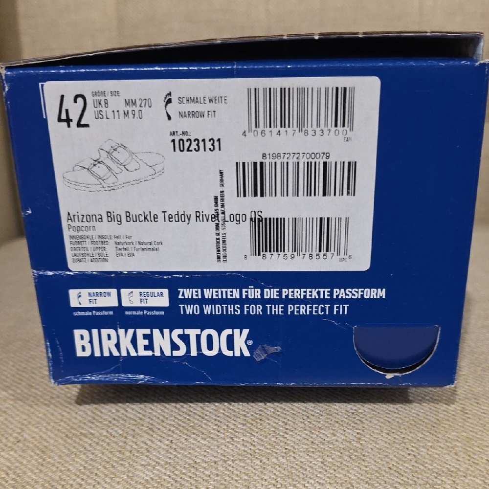 Birkenstock Arizona Big Buckle in Teddy Popcorn - Picture 7 of 10